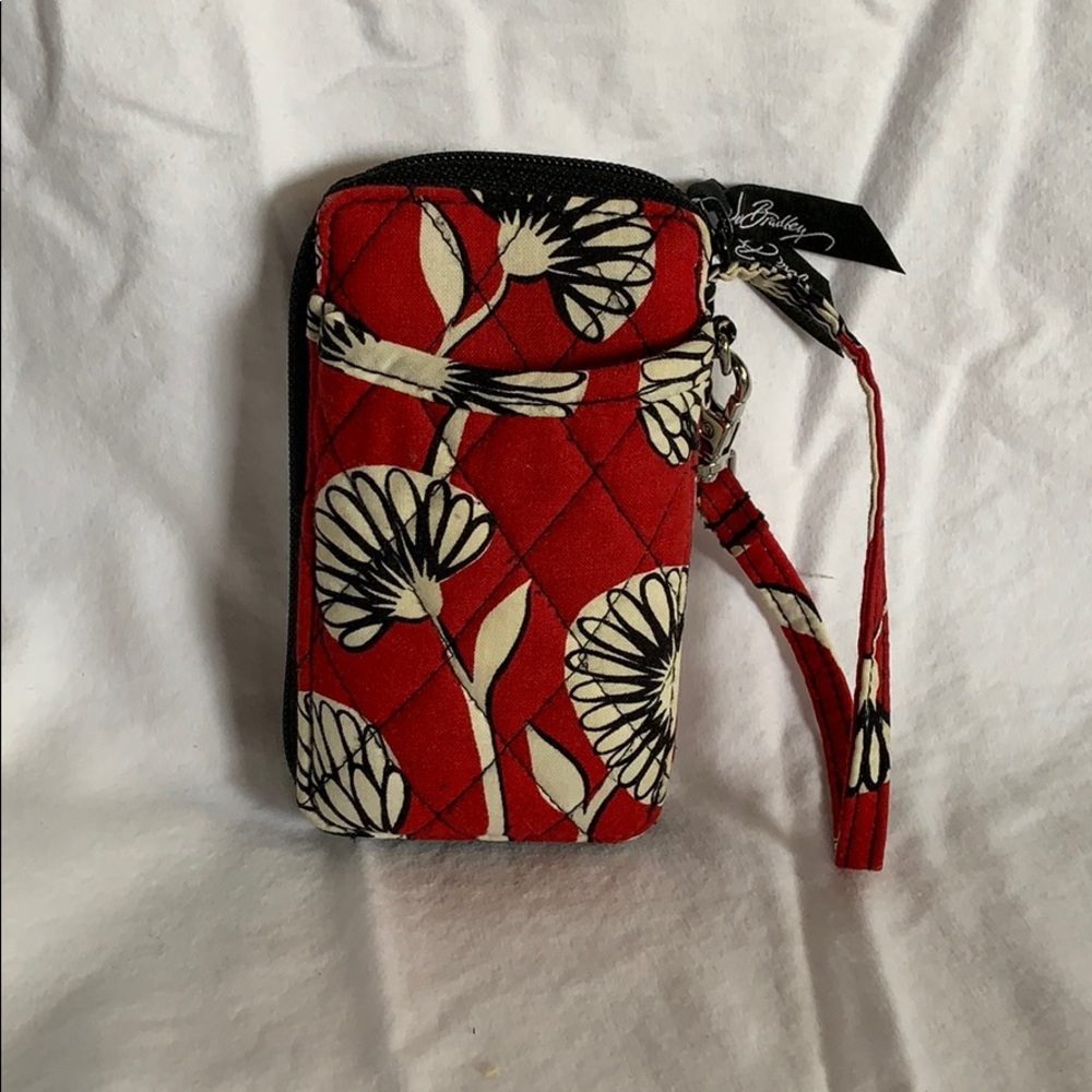 Vera Bradley Deco Daisy Wristlet